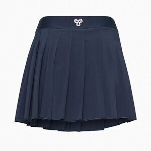 Aritzia TnaMOVE™ Overhand Pleated Skirt - Navy - XS